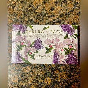 Seraphine Botanicals Sakura + Sage Eyeshadow & Blush Palette